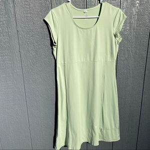Isis For Woman Mint Green Athletic Stretch Dress M